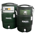 Igloo Industrial 10 Gallon Beverage Cooler Hunter Green